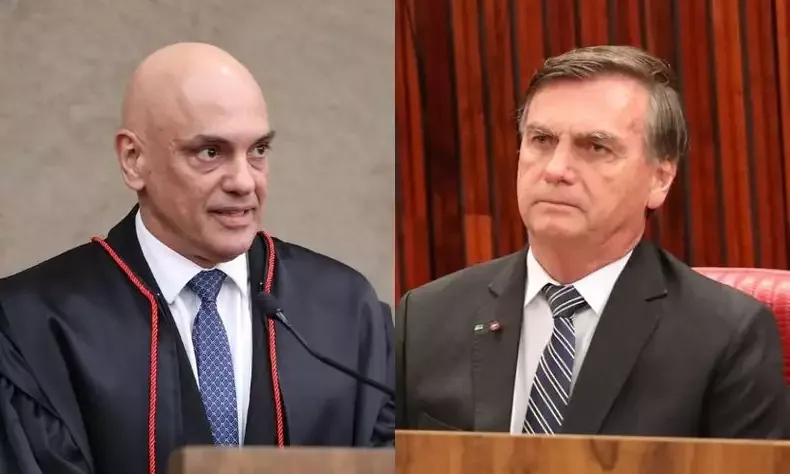 bolsonaro na posse de moraes