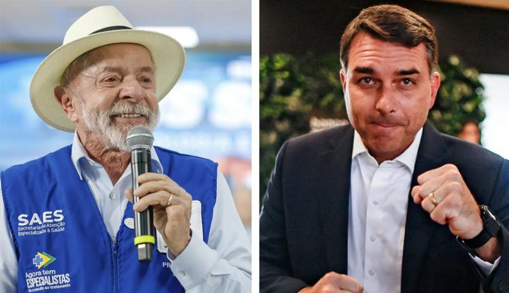 As intenções de voto de Lula e Flávio Bolsonaro no Rio, segundo nova pesquisa