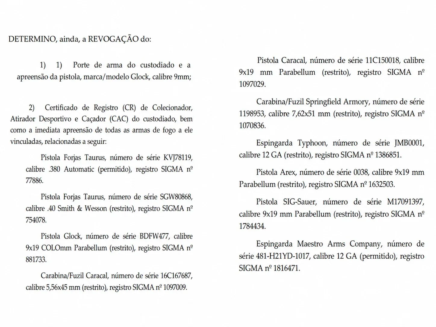 Documento da decisão de Moraes em manter o ex-presidente Jair Bolsonaro em prisão domiciliar