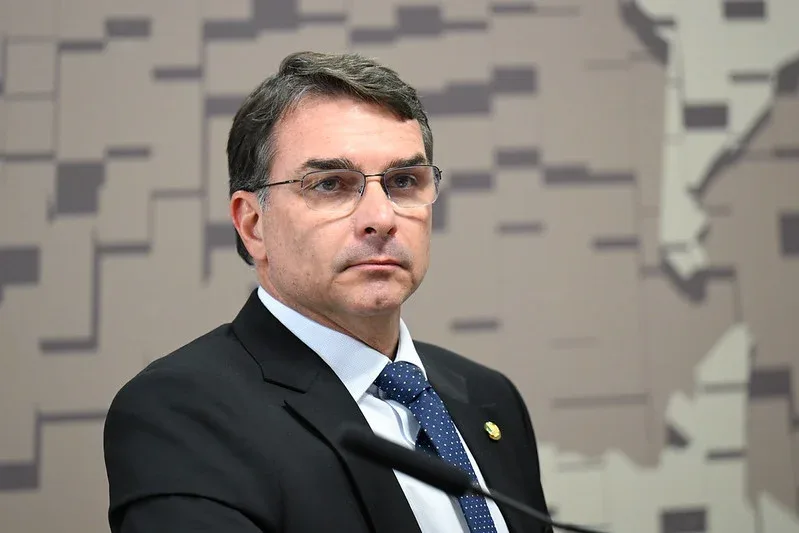 senador Flávio Bolsonaro (PL-RJ). Foto: Andressa Anholete/Agência Senado