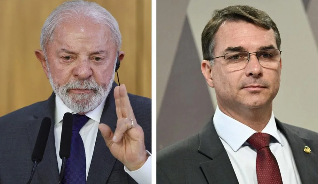 As intenções de voto de Lula e Flávio Bolsonaro em São Paulo, segundo o Datafolha