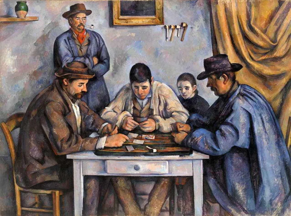 paul cezanne jogadores 
