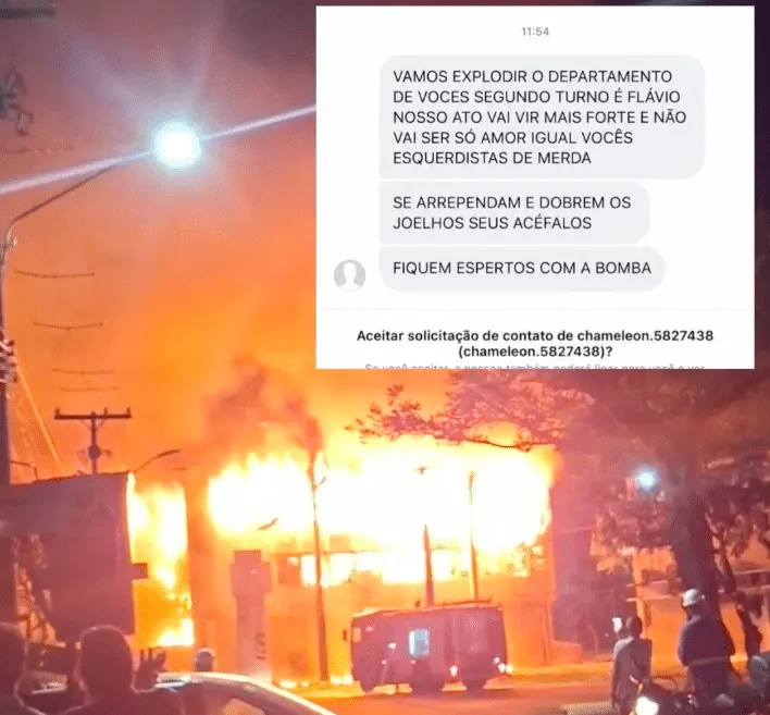 Estudantes receberam ameaças de bolsonaristas antes de incêndio na UFPE: “Vamos explodir”