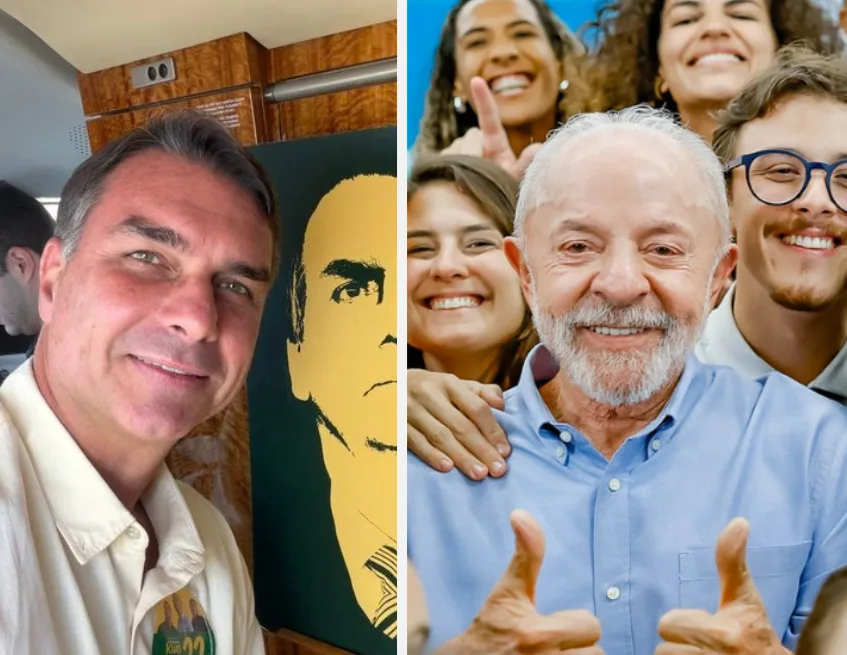 PoderData/Aya: Lula sobe e empata com 49% dos votos válidos; Flávio Bolsonaro cai para 51%