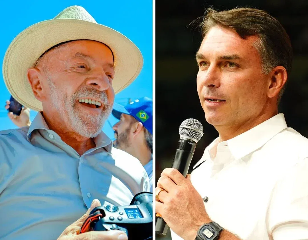 Pesquisa PoderData/Aya mostra empate numérico entre Lula e Flávio Bolsonaro