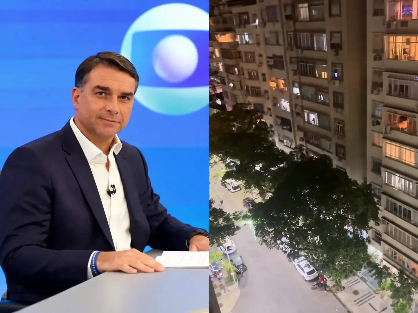 Panelaços contra Flávio Bolsonaro marcam sabatina no Jornal Nacional